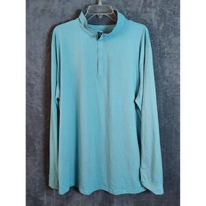 Swannies 1/4 Zip‎ Men's 2 XL Blue Pullover Performance Stretch Golf